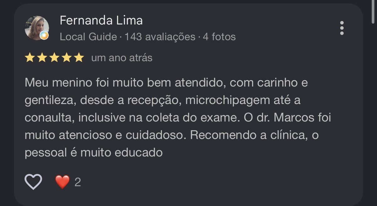 Avaliação de Fernanda Lima
